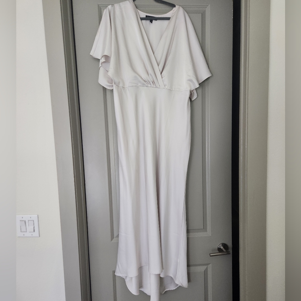 Silk White Dress